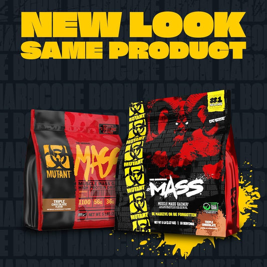 Mass | Weight Mass Gainer Protein Powder - High Calorie Protein Powder for Mass Gain - Triple Chocolate - 5 Pound