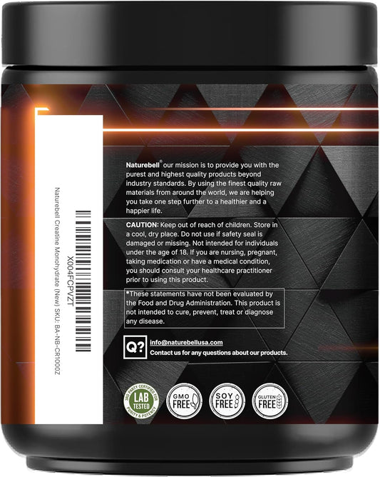 Creatine Monohydrate Powder 1,000G, 5,000Mg per Serving, 200 Servings (2.2 Lb) | Micronized, Pure & Unflavored | Pre-Workout Muscle Support* | Keto, Vegan, Filler-Free