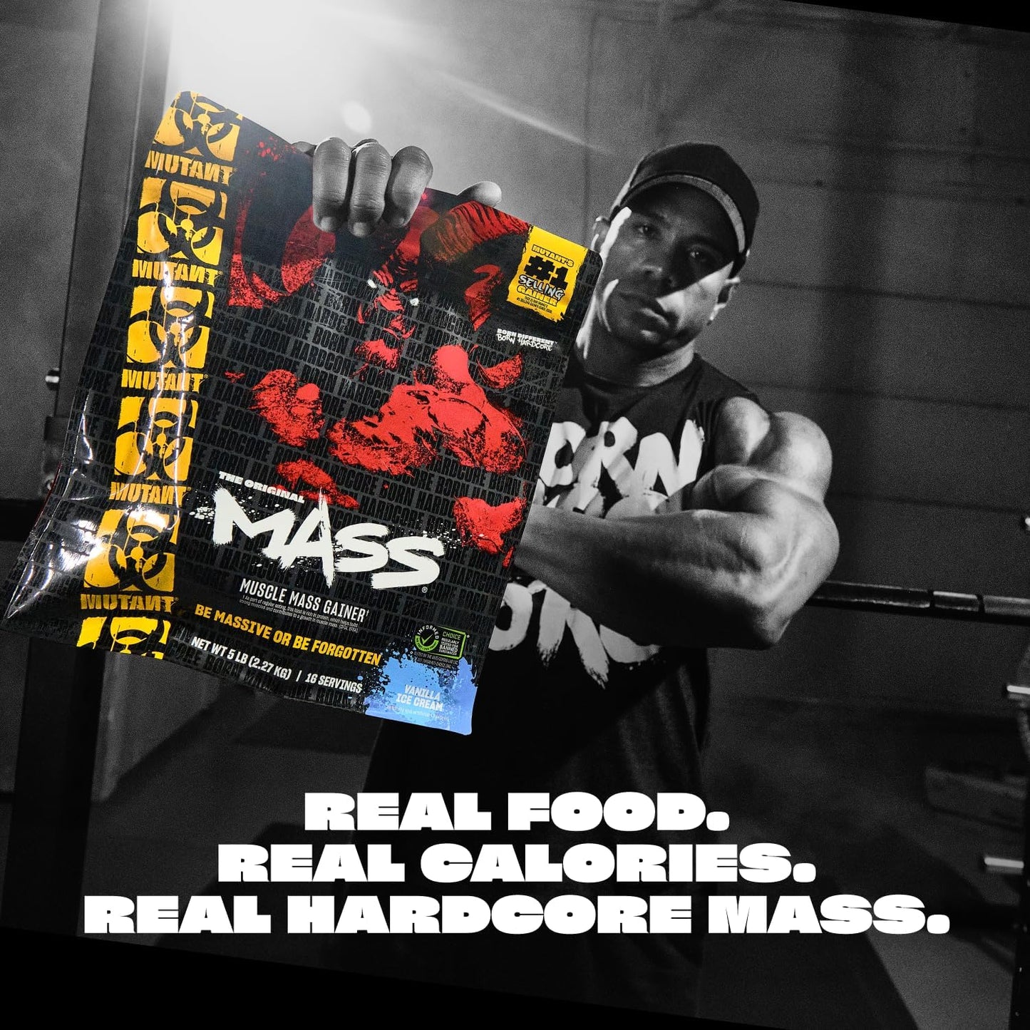 Mass | Weight Mass Gainer Protein Powder - High Calorie Protein Powder for Mass Gain - Triple Chocolate - 5 Pound