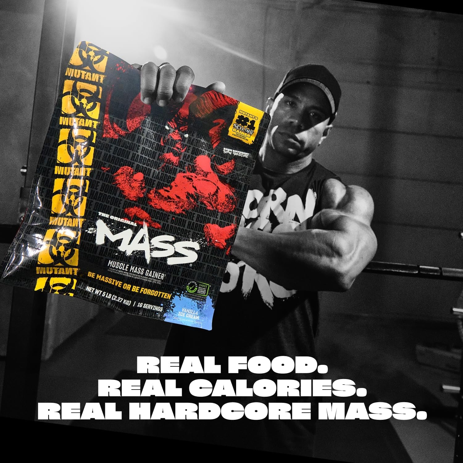 Mass | Weight Mass Gainer Protein Powder - High Calorie Protein Powder for Mass Gain - Triple Chocolate - 5 Pound