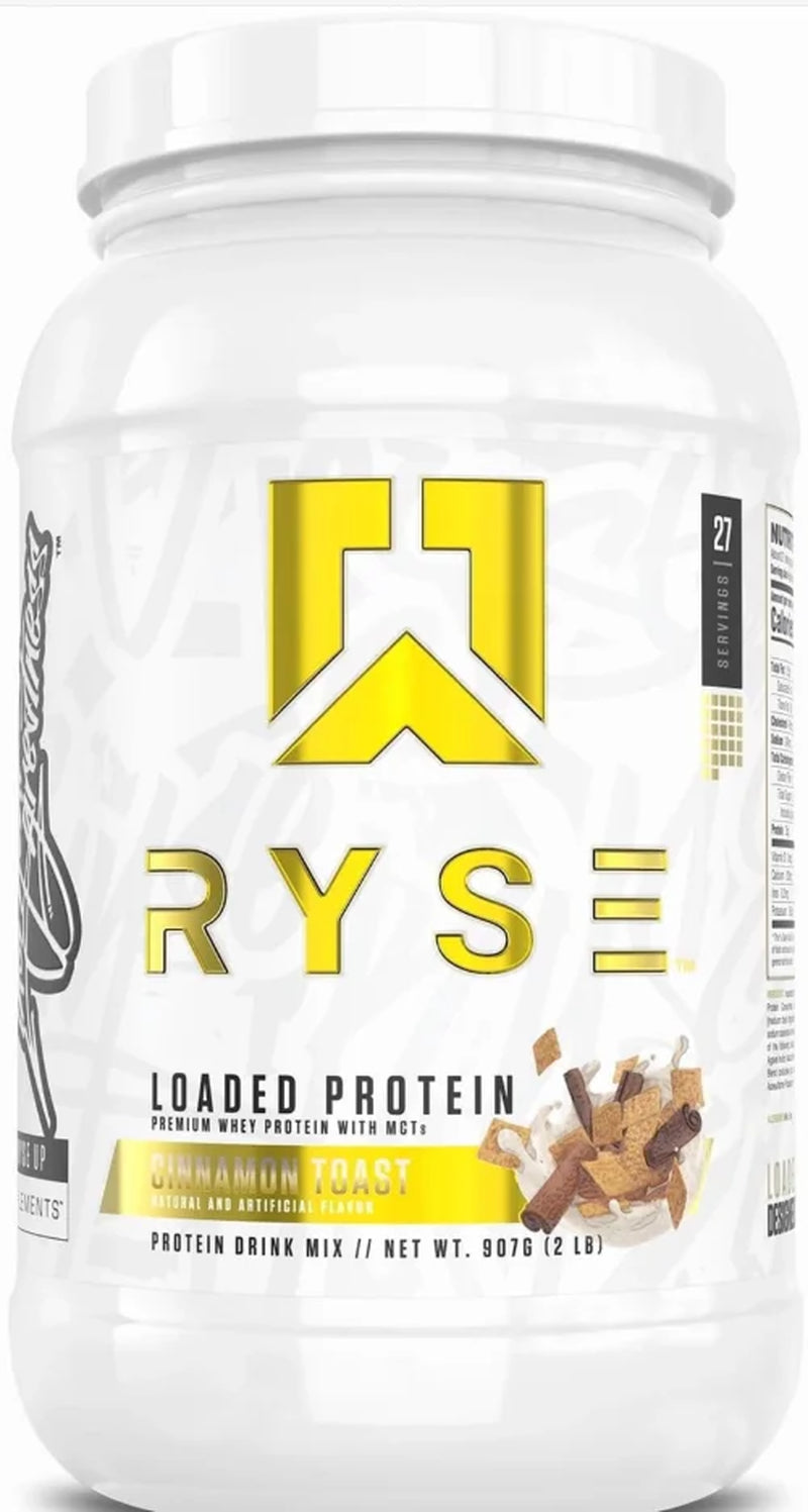 RYSE Loaded Protein Powder - Cinnamon Toast - 20 Servings