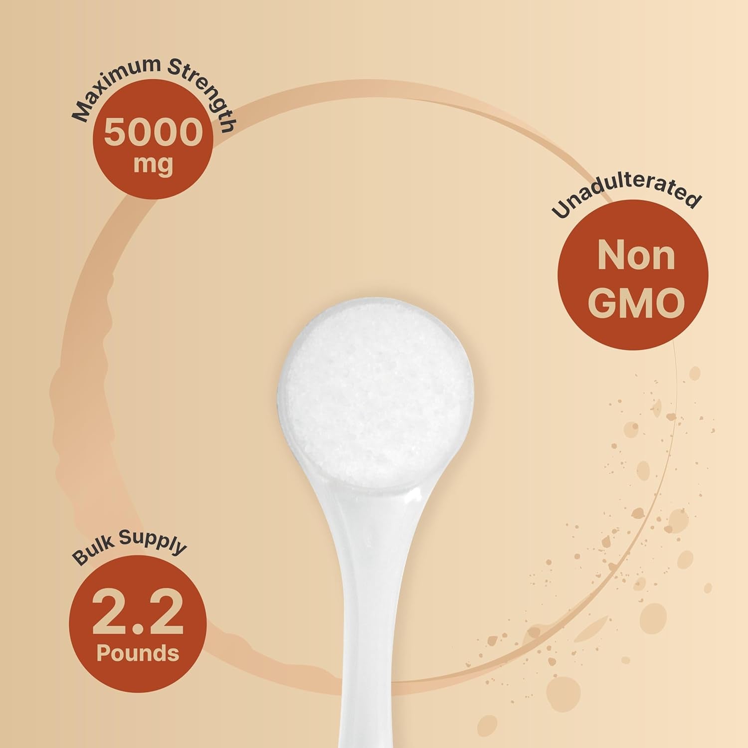 Creatine Monohydrate Powder 1,000G, 5,000Mg per Serving, 200 Servings (2.2 Lb) | Micronized, Pure & Unflavored | Pre-Workout Muscle Support* | Keto, Vegan, Filler-Free