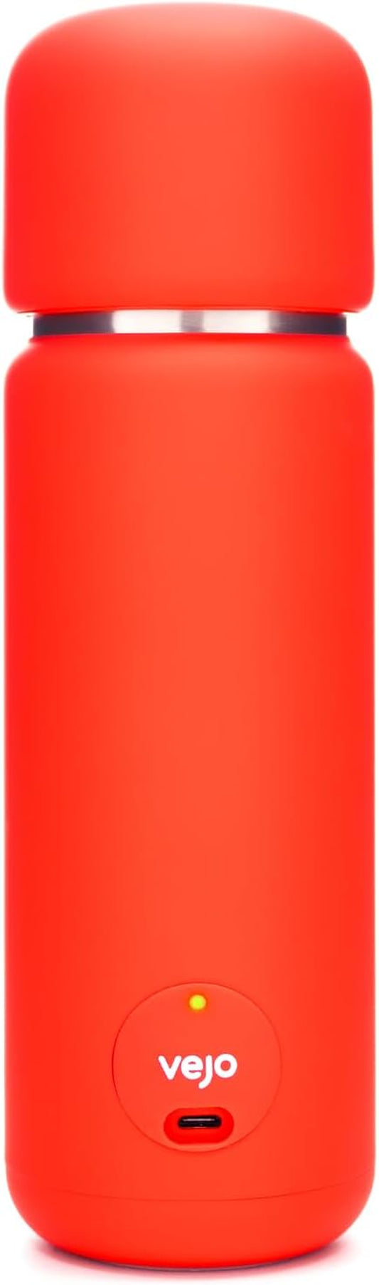 12 Oz Electric Protein Shaker Bottle - USB Rechargeable Powder Mixer for Smooth Protein Shakes, Pre-Workout, and Creatine | Clump-Free Mixing with 6-Blade Technology | BPA-Free | Compact Travel Size for Gym | Red